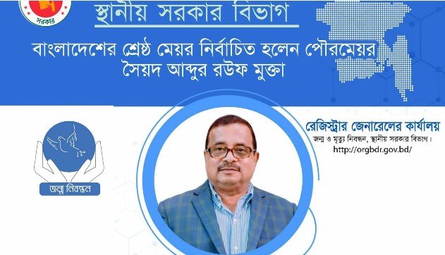 বাংলাদেশের শ্রেষ্ঠ মেয়র নির্বাচিত হলেন সিরাজগঞ্জের পৌর মেয়র বাংলাদেশের শ্রেষ্ঠ মেয়র নির্বাচিত হলেন সিরাজগঞ্জের পৌর মেয়র