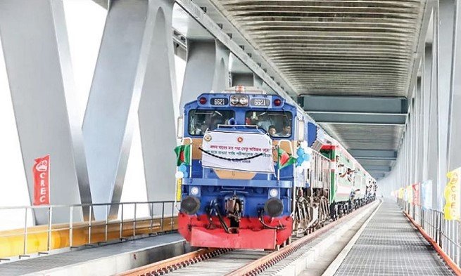 পদ্মা সেতু দিয়ে ট্রেন চলবে ১০ অক্টোবর পদ্মা সেতু দিয়ে ট্রেন চলবে ১০ অক্টোবর