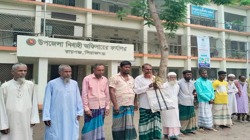 ইটভাটার তাপে ৪৩ বিঘা ধান নষ্ট