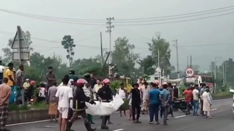 বগুড়ায় সড়ক দুর্ঘটনায় মোটরসাইকেল আরোহী বাবা-মেয়ে নিহত বগুড়ায় সড়ক দুর্ঘটনায় মোটরসাইকেল আরোহী বাবা-মেয়ে নিহত